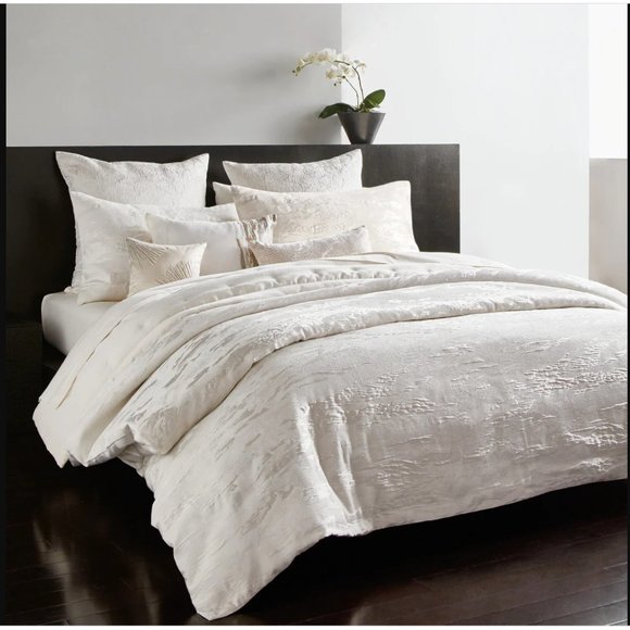 Donna Karan Other - Seduction 5pc Luxury King Bed Duvet Euro Shams King Pillow Cases Set Donna Karen